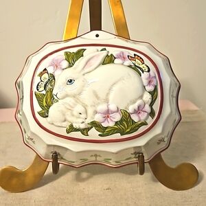 Vintage Le Cordon Bleu Porcelain Mold, Bunny Mold